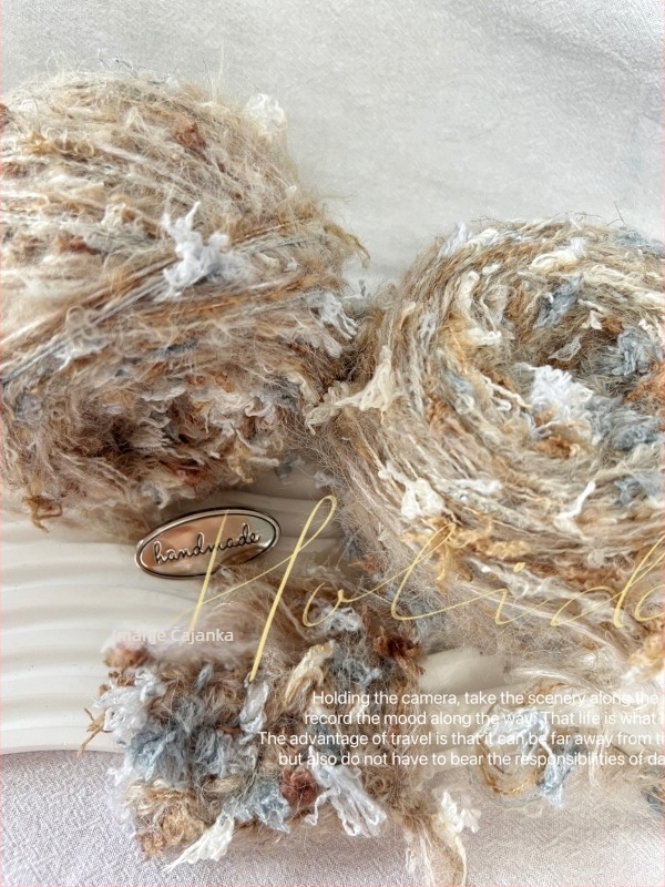 Heklana pređa od mohair smjese za DIY projekte — Tip: Hekana pređa; Glavni materijali: poliester i kemijska vlakna; Naziv proizvoda: Tedolon šivačka nit; Podrijetlo: Drugo