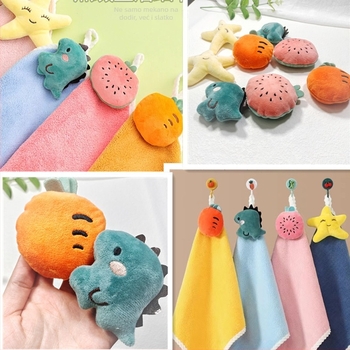 Plušna igračka u obliku voća — dodatak za ručnik za ruke, motivi rotkvica, morska zvijezda i dinja, ručno punjena, ljeto 2022