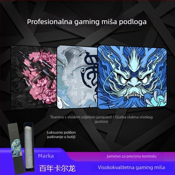 Ogromna podloga za miš za e-sportove – prirodna guma, antislip, termotransfer, tiskano logo, OEM prilagodba