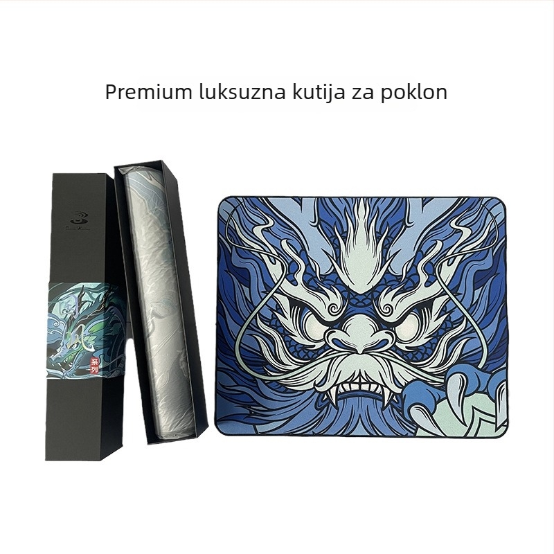 Ogromna podloga za miš za e-sportove – prirodna guma, antislip, termotransfer, tiskano logo, OEM prilagodba