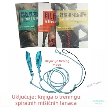 SPS Elastični Alat za Stabilizaciju Mišića – Rehabilitacija Skolioze i Korekcija Lumbalne Regije; Materijal: latex; Napetost: gumeni vučni pojas; Pogodno za djecu, adolescente i odrasle; Rehabilitacija cijelog tijela