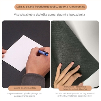 Velika gaming podloga za miš, prirodni kaučuk, protivklizna površina, toplinska transfer tisk, moguće tiskanje logotipa