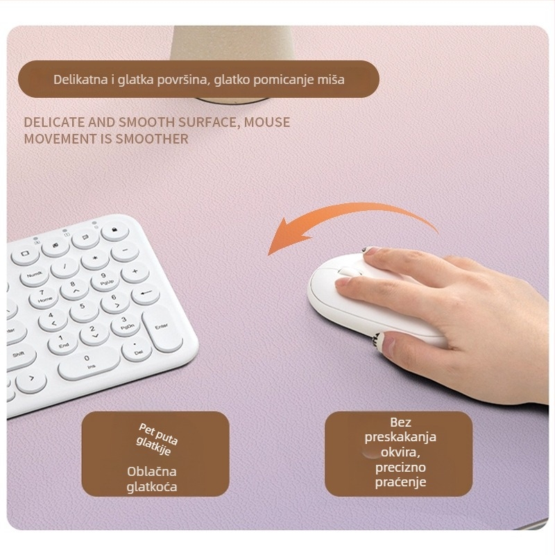 Velika gaming podloga za miš, prirodni kaučuk, protivklizna površina, toplinska transfer tisk, moguće tiskanje logotipa