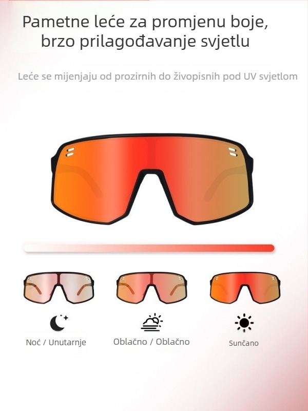 Sportske naočale BF612 TR90, unisex, puni okvir, dioptrija 0, podesive nosne jastučiće