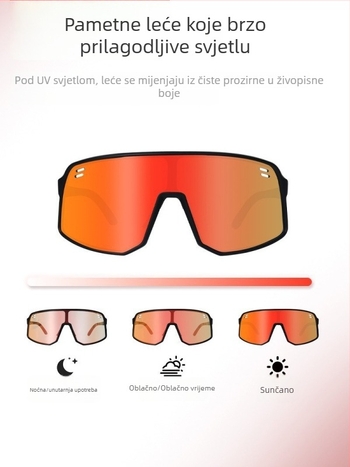 BF612 biciklističke naočale, TR90, 0 dioptrija, sportske, puni okvir, unisex