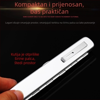 Naočale za čitanje za presbiopiju s lećama od smole, anti-plavo svjetlo, potpuno metalni okvir, ovalni oblik, elegantan minimalistički stil