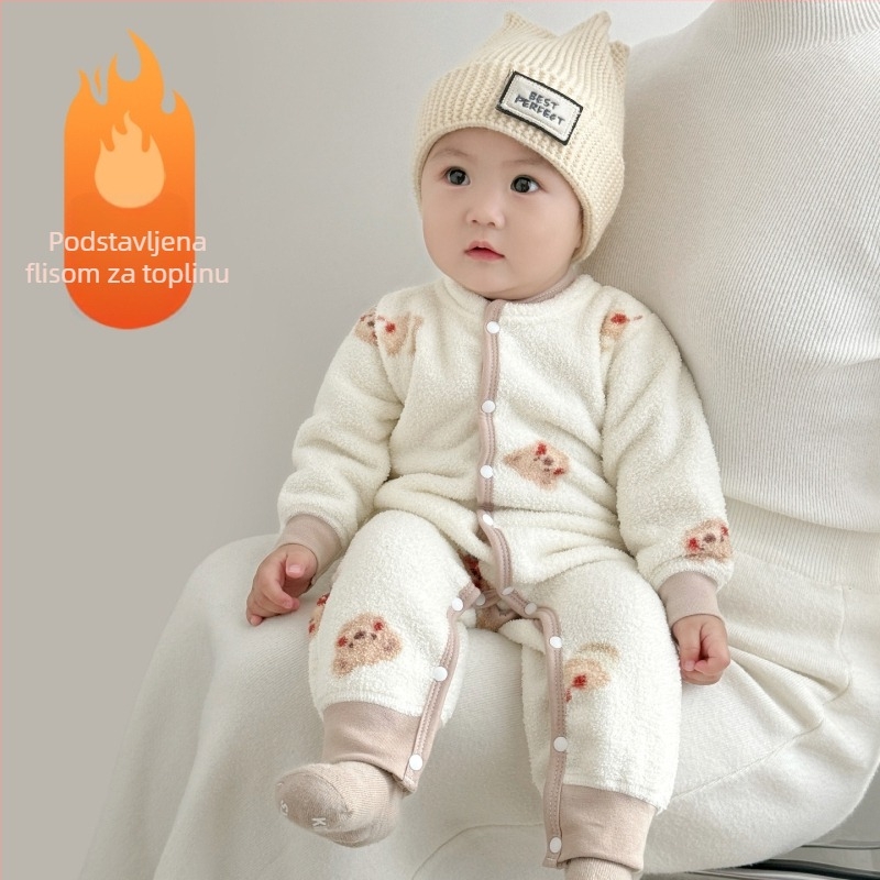 Dječji kombinezon od Diamond Velvet za zimu, debeo, dugi rukav, unisex