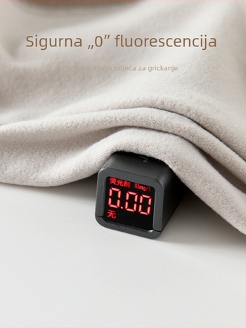 Dječji kombinezon za dojenčad i malu djecu s dugim rukavima, unisex, poliester 89,2% tkanina, prednje kopčanje na jednu liniju, pogodan za proljeće i jesen