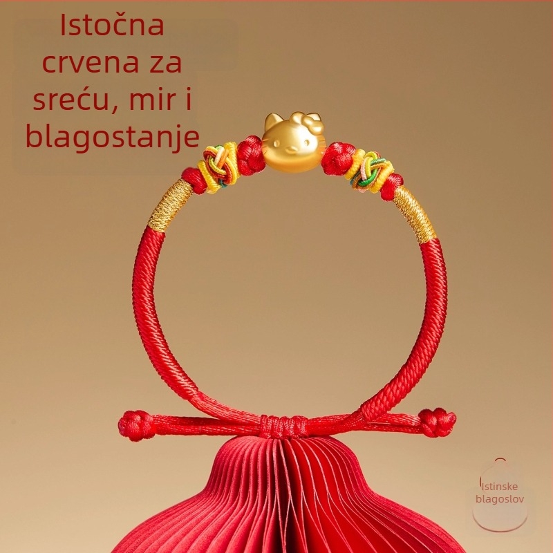 DIY pleteni narukvica za djecu — ručno pletene uže, nacionalni stil, zima 2025, na veliko