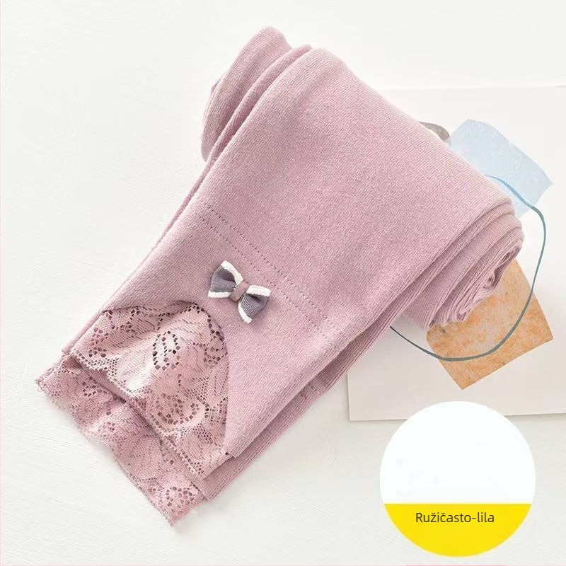 Dječje tajice za proljeće–jesen, lagani ležerni kroj, srednji struk, 100% poliester, za djecu 3–8 godina