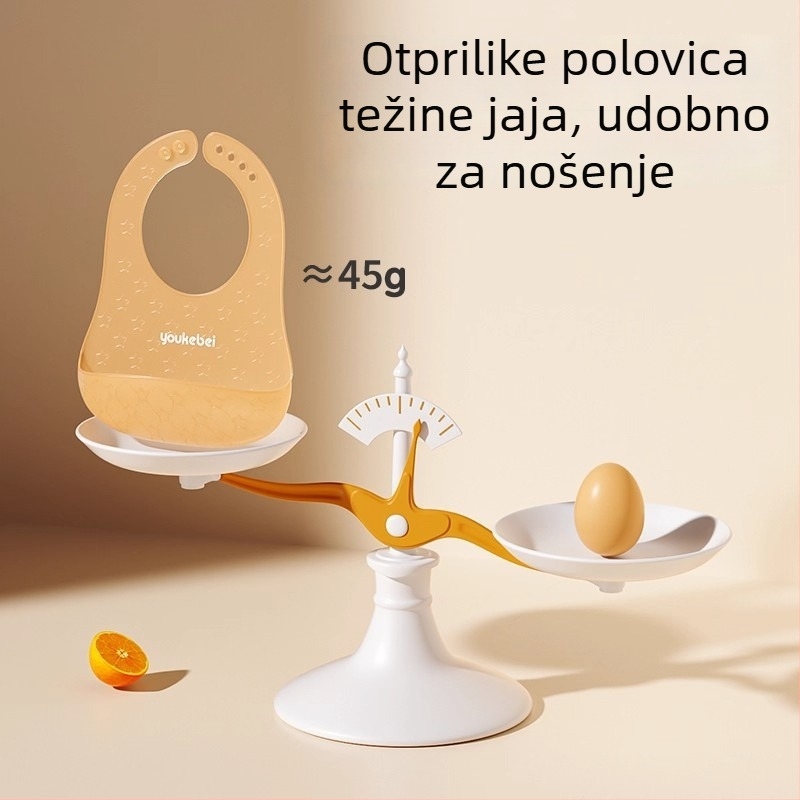 Silikonska baveta za bebe – prehrambeni silikon, vodootporna i otporna na prljavštinu, Star Emperor, pogodna za bebe i malu djecu, sigurnosna razina A