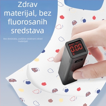 Jednokratna maramica za pljuvačku za djecu, protiv curenja s dvostrukim apsorpcijskim slojem, 30 komada, netkani materijal