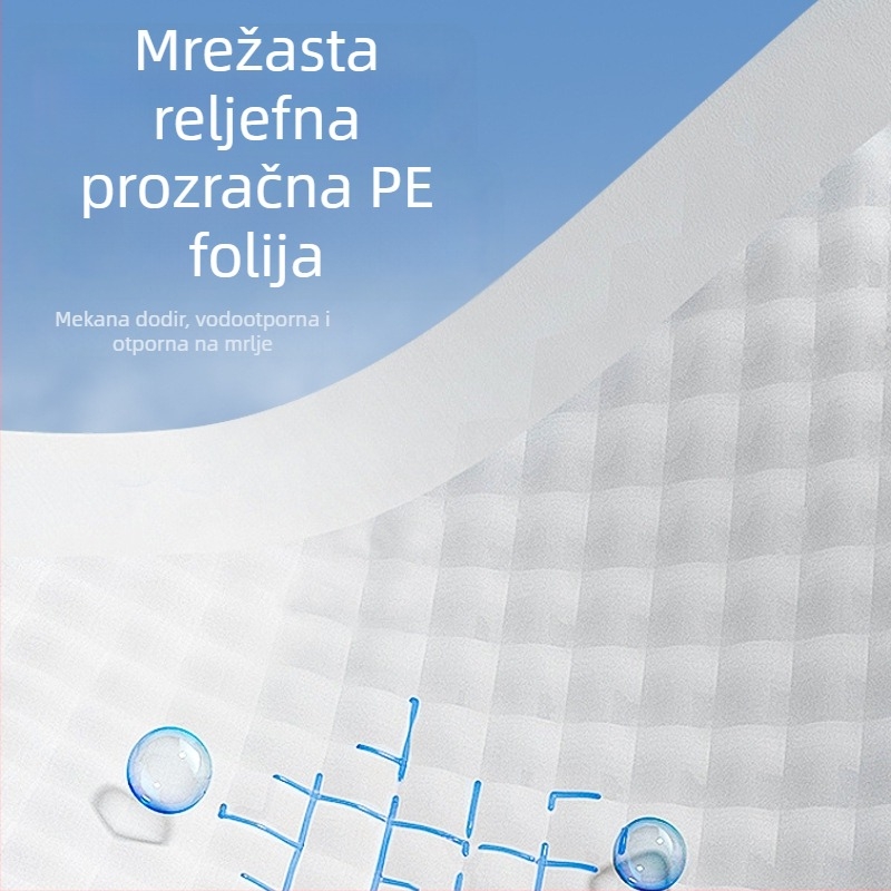 Jednokratna maramica za pljuvačku za djecu, protiv curenja s dvostrukim apsorpcijskim slojem, 30 komada, netkani materijal