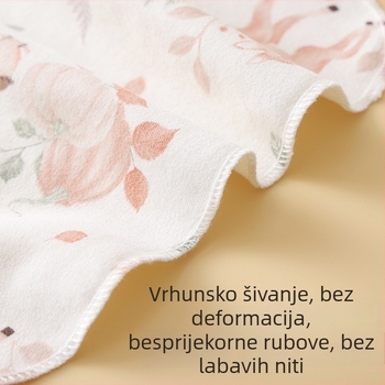 Krpa za slinu za bebe, pamuk, za novorođenčad (0–1 godina), upijajuća, uzorak životinja