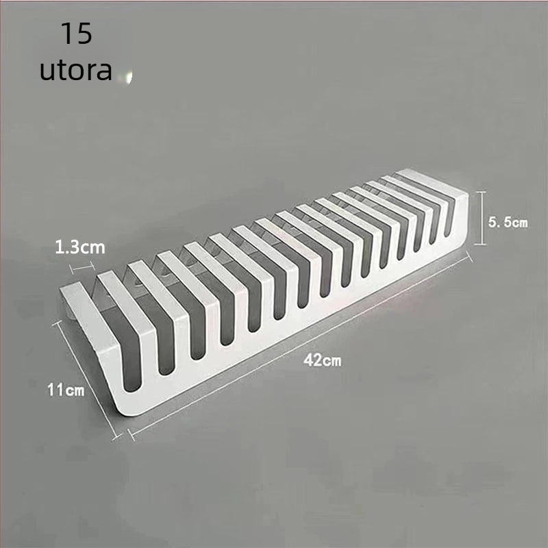 Stalak za pohranu i napajanje telefona i tableta s višestrukim utorima za stolnu upotrebu – ABS plast