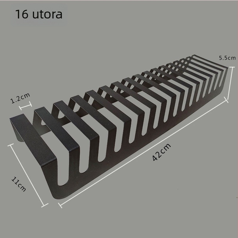 Stalak za pohranu i napajanje telefona i tableta s višestrukim utorima za stolnu upotrebu – ABS plast