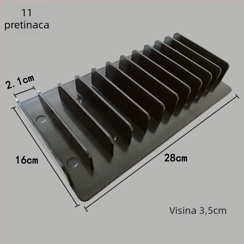 Stalak za snimanje s gornje strane za telefone i tablete, s višestrukim slotovima i stolnim centraliziranim punjenjem (ABS plastika)
