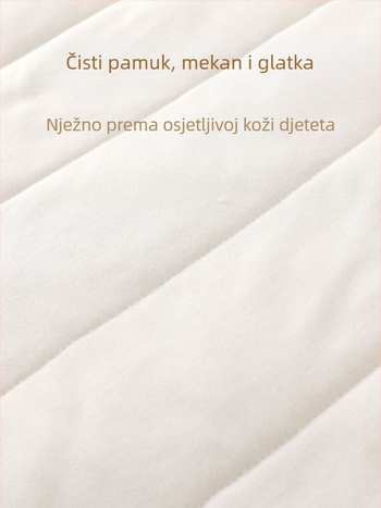 Dječja zavojnica deka od pamučne tkanine, punilo od čiste pamuka, uzorak crtić, pogodna za sve sezone, za dob 1–3 godine
