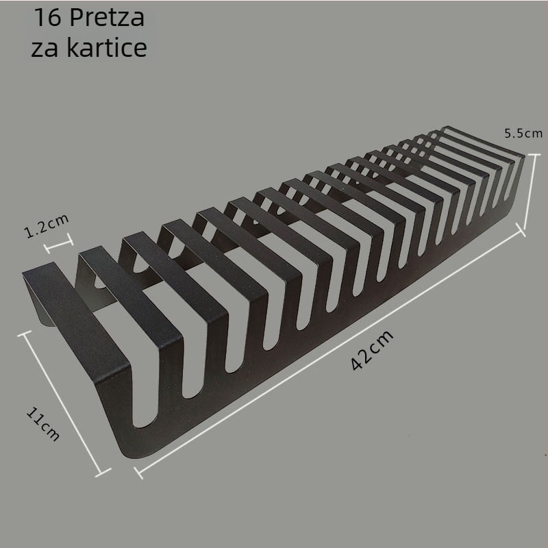 Stalak za nadzorno snimanje za više telefona i tableta s višestrukim utorima za kartice i stolnim središnjim punjenjem, ABS plastika
