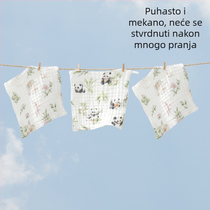Wellber dječji ručnik za kupanje – karikatura uzorak, brzo suši i visoko upija, za dojenčad i djecu od 1 do 3 godine