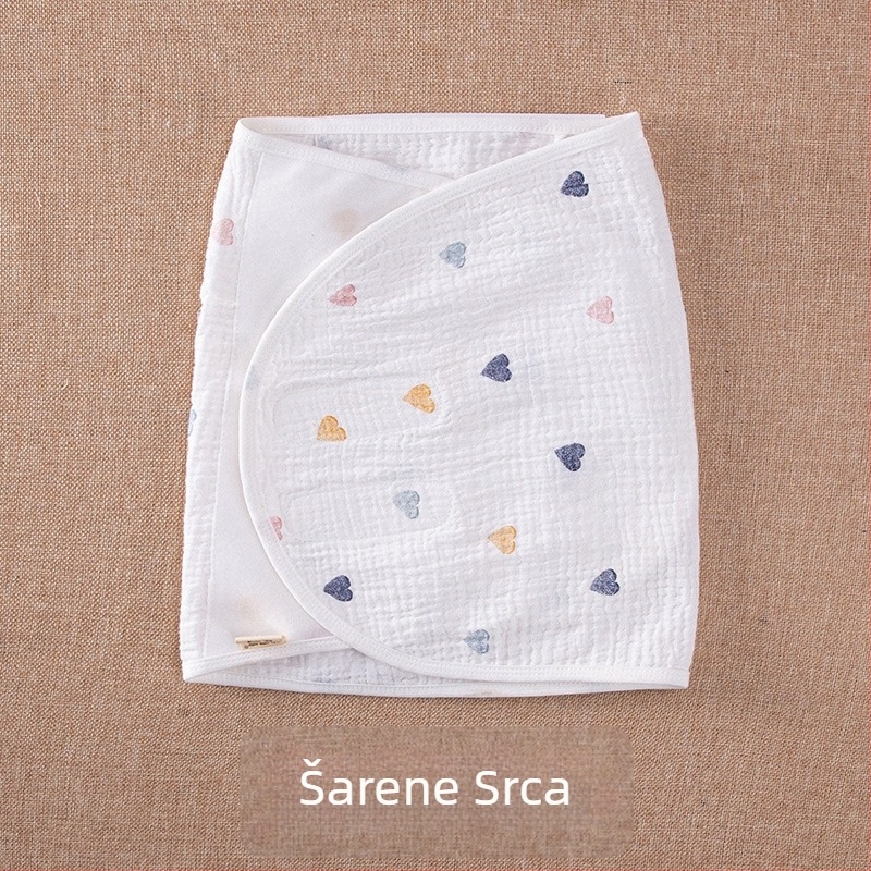 Swaddle od 100% pamuka za bebe – Cotton Fable, Cartoon uzorak, za ljeto, proljeće i jesen, za dojenčad i djecu 1–3 godine