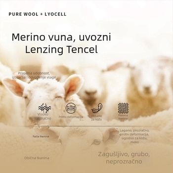 Žensko skijaško odijelo od Merino vune — brzo sušenje, odvlačenje vlage, prozračnost, bez šavova, sportska odjeća za snijeg