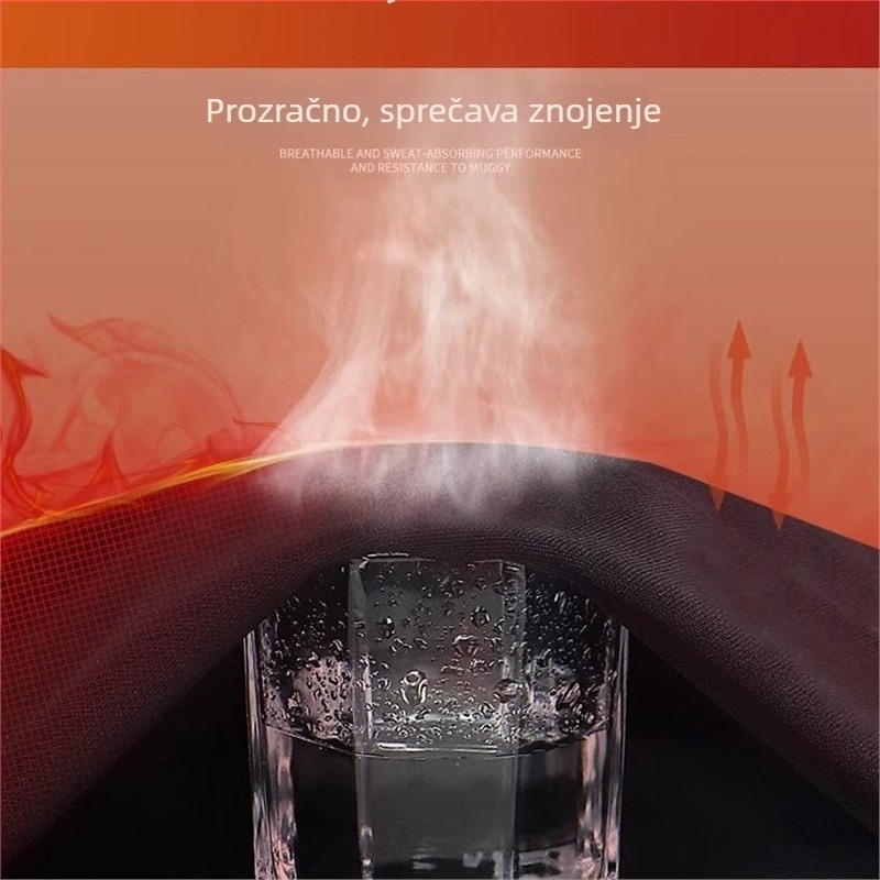 Ženski set za skijanje – brzosušeći bazni sloj s fleece podstavom – prozračan, zimske aktivnosti na otvorenom