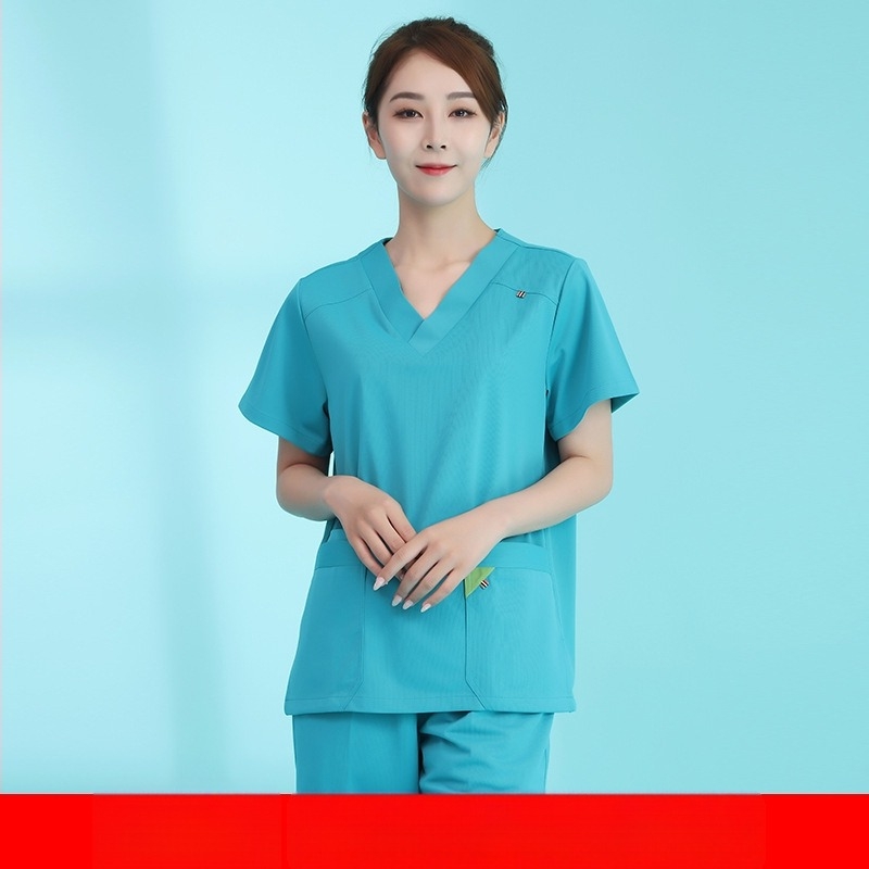 Scrub set za dentalno/medical osoblje | unisex, upija vlagu, hlače 3/4 dužine, kratkih rukava, poliester 95%+