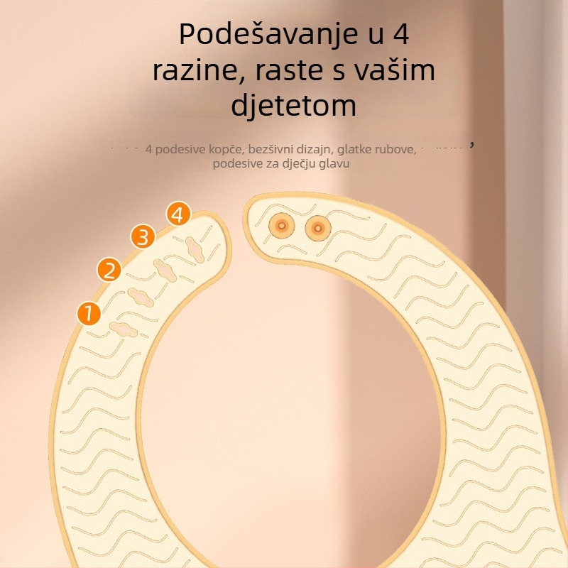 Silikonski dječji bib - ultra tanak, proziran, vodootporan, s prugastim uzorkom, za djecu 0–3 godine