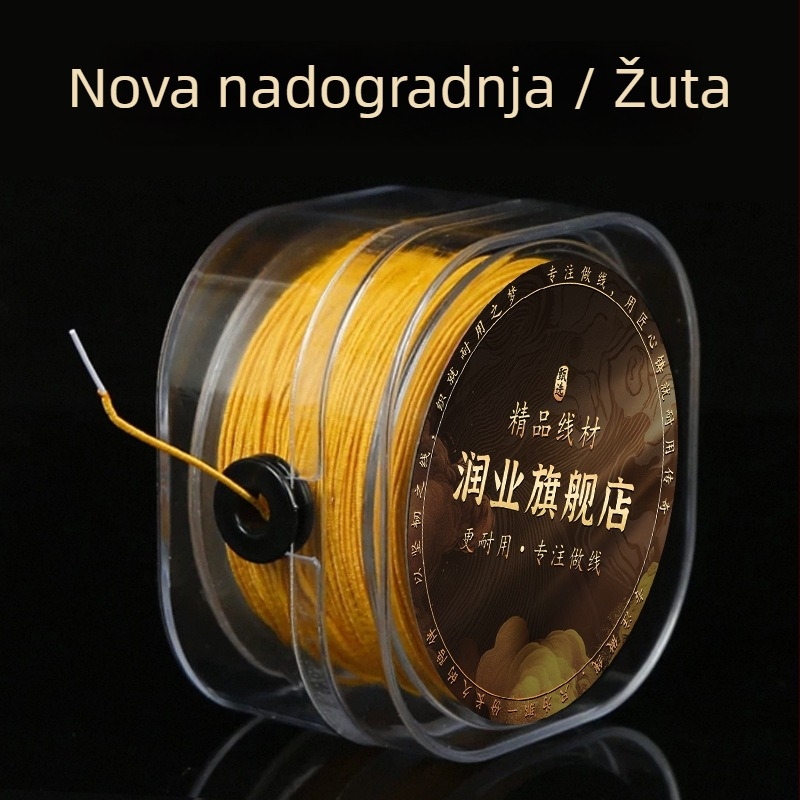 Elastični konac za navlačenje perli na narukvice, ručno pleten, jednostavan stil, plemenit uzorak