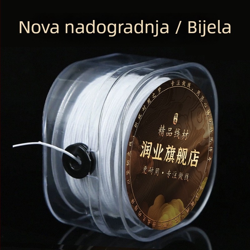 Elastični konac za navlačenje perli na narukvice, ručno pleten, jednostavan stil, plemenit uzorak