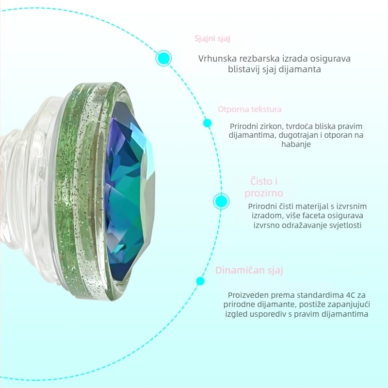 Stolni držač telefona, Diamond serija, Snap-on, Model 88, Materijal PC TPU