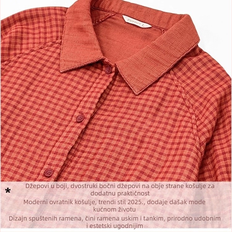 Muji 100% pamuk, četiri sloja gaze, ženska noćna haljina s dugim rukavima, bez bočnih šavova, duga suknja, može se nositi i vani kao kardigan zimi