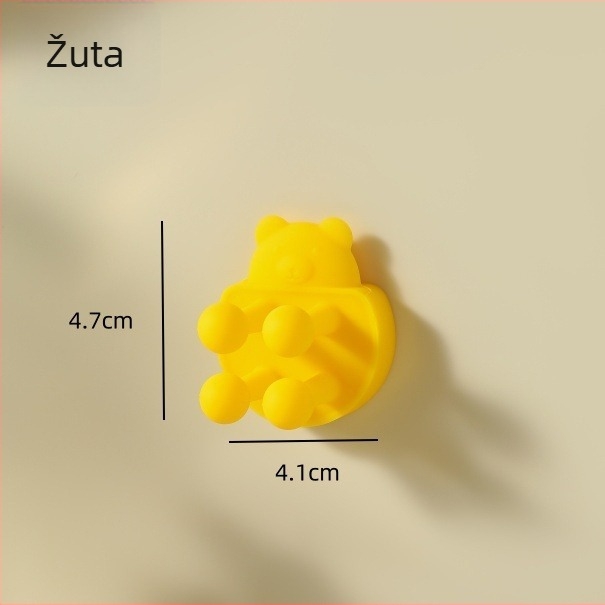 Silikonska zidna kuka, jedan kuk, moderan minimalistički dizajn, nosivost do 2 kg, brend Su Shijie