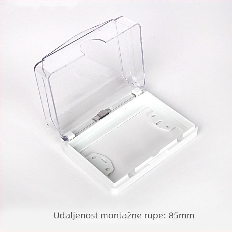 Zaštitni poklop za dvopolni prekidač i utičnicu – ABS kućište, otporno na vatru, marka fiko