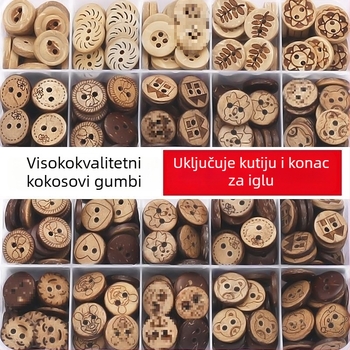 Drveni gumbi za djecu – moderan i svestran dizajn za košulje (Brand: Press fen; Zaliha: na skladištu; Sezona: ljeto 2021)