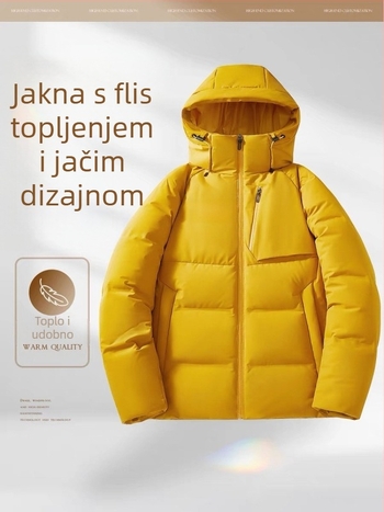 Jakna s perjem u Dijia stilu, vodootporna zimsku odjeću za vanjske sportove, mogućnost logotipa.