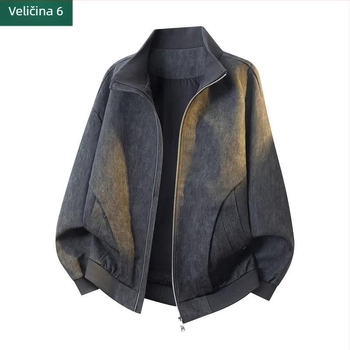 Muška Detroit jakna – američki casual workwear, labav kroj, stojeći ovratnik, jesen 2025
