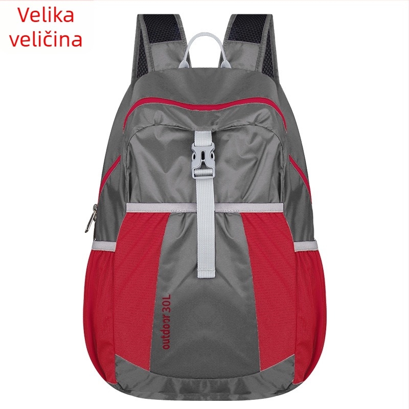 Sklopivi lagani ruksak, 20-35L, Unisex, Putovanje za odmor
