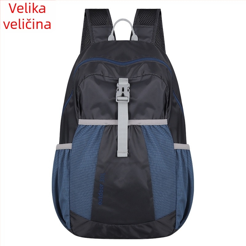Sklopivi lagani ruksak, 20-35L, Unisex, Putovanje za odmor