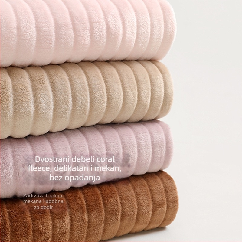 Trudničarske pidžama hlače s flis podstavom i debelim flanelom, opušten kroj, 95% poliestera, zadržavaju toplinu za jesen i zimu