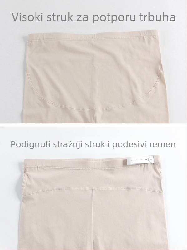 Pidžama set za trudnoću za jesen/zimu – 95% pamuk, otvor za dojenje