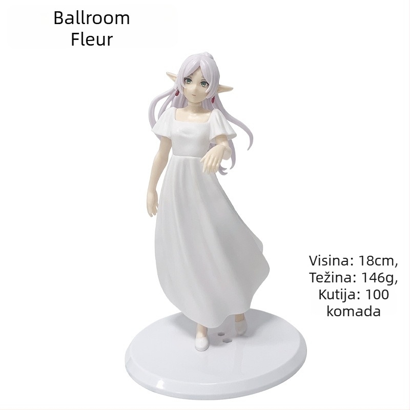 Zbirka figurica Lily's Ball Dress — Čarobna tema, Anime-inspiriran dizajn, PVC materijal, 18+ kolekcionari
