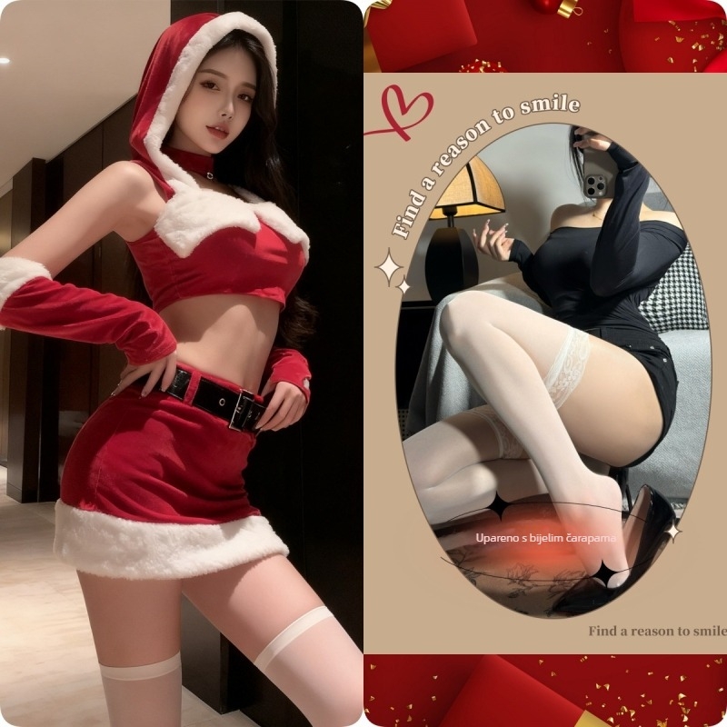 Xia Yang baršunasti božićni cheongsam cosplay kostim za djevojku-zecu