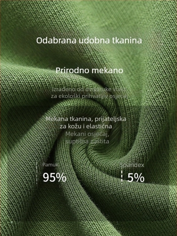 Majica kratkih rukava, uski kroj, okrugli ovratnik, 95% pamuk