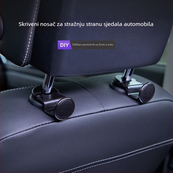 Skrivene auto kukice za pohranu na stražnjem naslonu, držači za unutarnje ukrase (Materijal: legura; Funkcija: Aroma; Stil: Cartoon; Klasifikacija: Auto ukrasi)