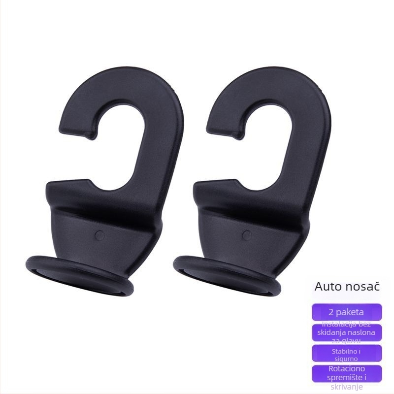 Skrivene auto kukice za pohranu na stražnjem naslonu, držači za unutarnje ukrase (Materijal: legura; Funkcija: Aroma; Stil: Cartoon; Klasifikacija: Auto ukrasi)