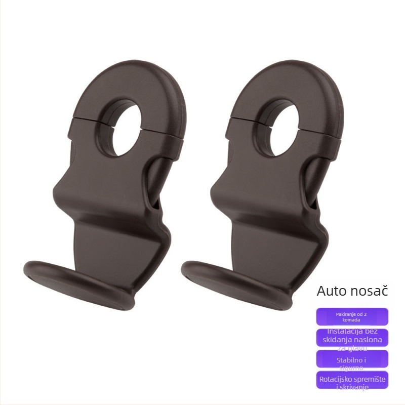 Skrivene auto kukice za pohranu na stražnjem naslonu, držači za unutarnje ukrase (Materijal: legura; Funkcija: Aroma; Stil: Cartoon; Klasifikacija: Auto ukrasi)