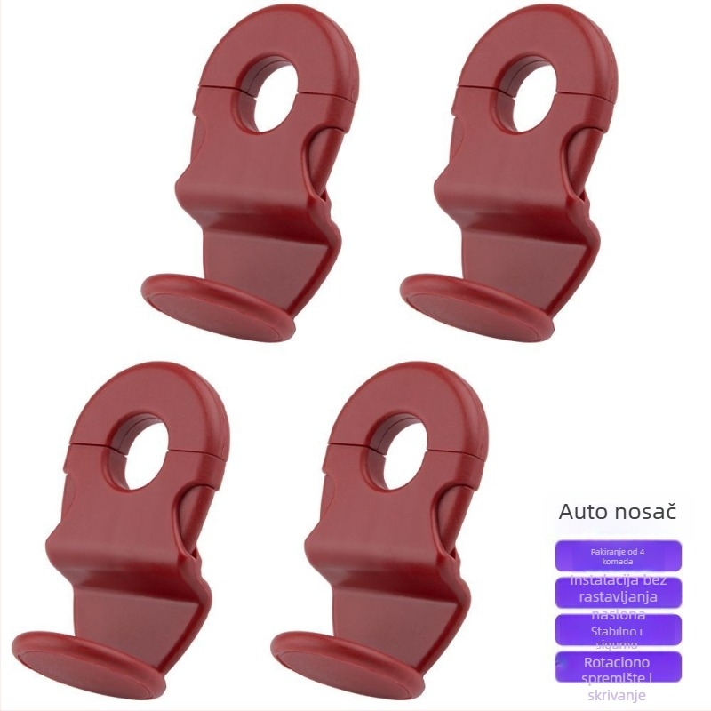 Skrivene auto kukice za pohranu na stražnjem naslonu, držači za unutarnje ukrase (Materijal: legura; Funkcija: Aroma; Stil: Cartoon; Klasifikacija: Auto ukrasi)