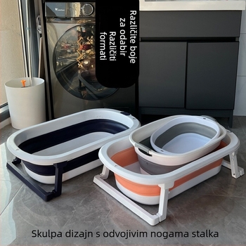 Plastična kadica za kupanje kućnih ljubimaca, za mačke i manje pse, plastična, univerzalna kompatibilnost, nepreklopna